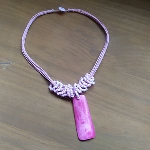 Vintage pink necklace